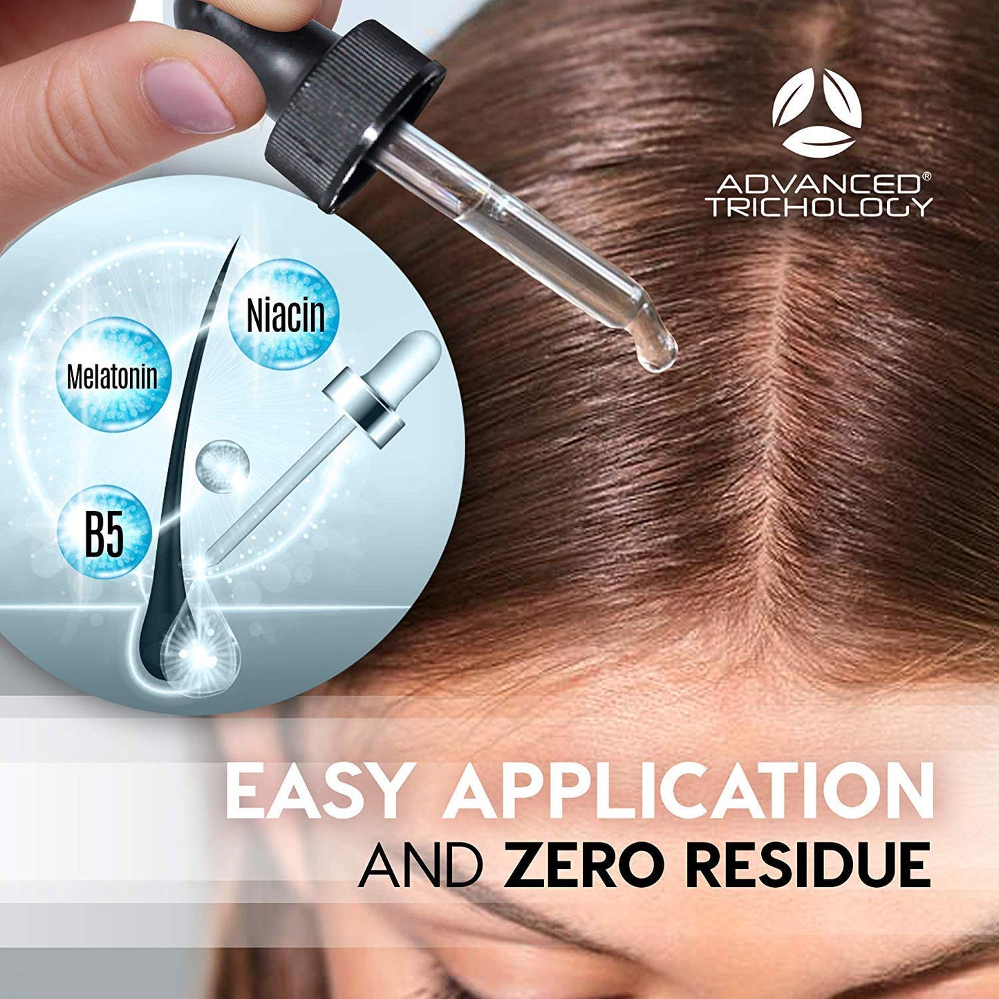 Nutram™ Hair Serum – Dermatologist Tested, Approved* by American Hair Loss Association | Scalp DHT Blocker for Thinning Hair Men and Women, Supported by 20 Years of Experience in Hair Growth Solutions