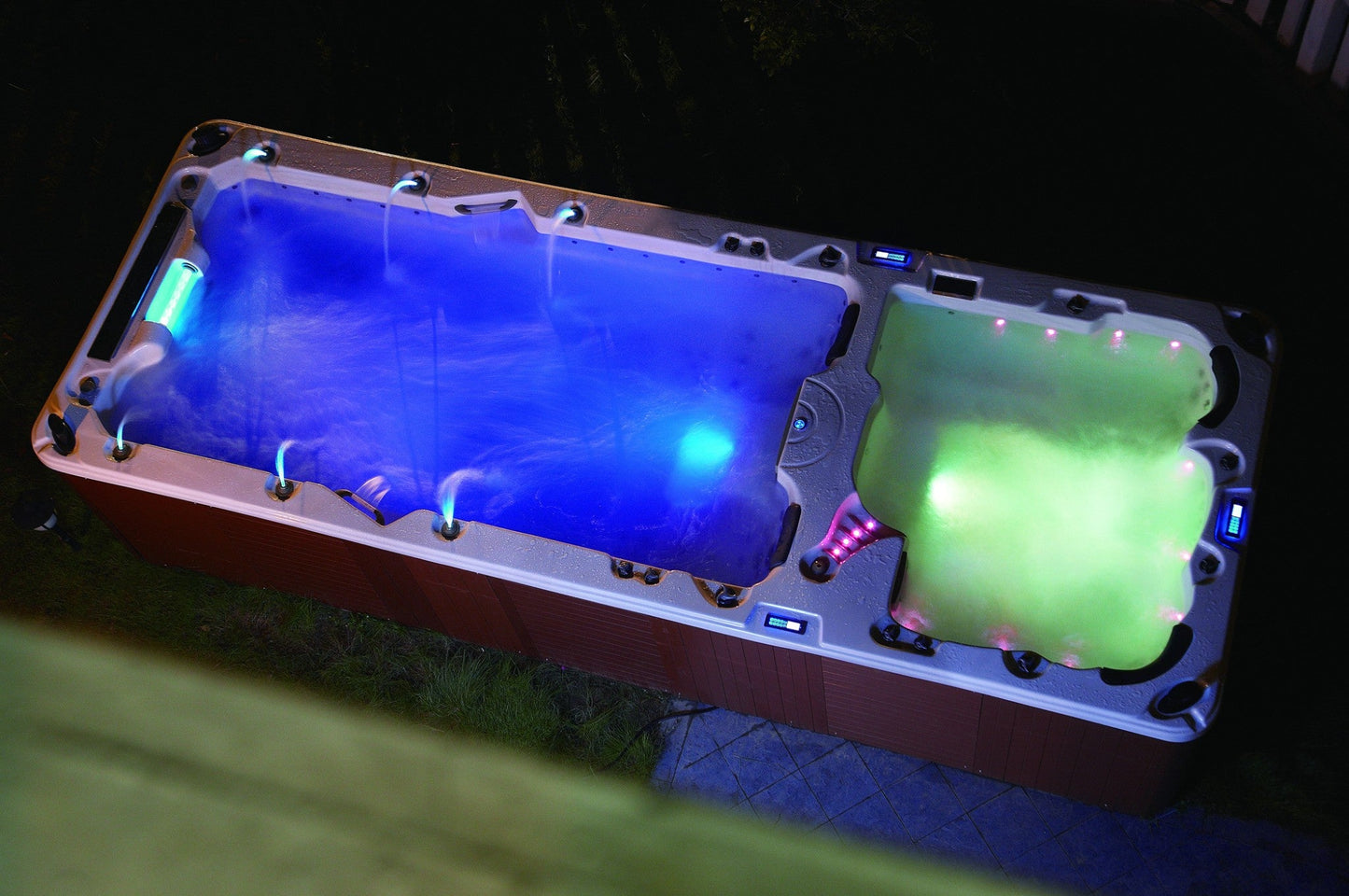 WithinWellness Titan Swim | 6-Person Premium Dual-Zone Swim Spa