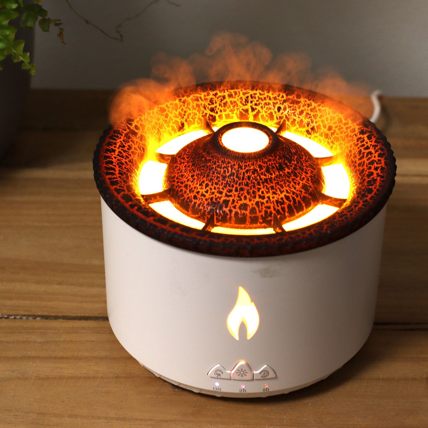 Ultrasonic Aroma Diffuser | Medium Volcano Effect Aroma Diffuser (plug) Two Colours -360ml