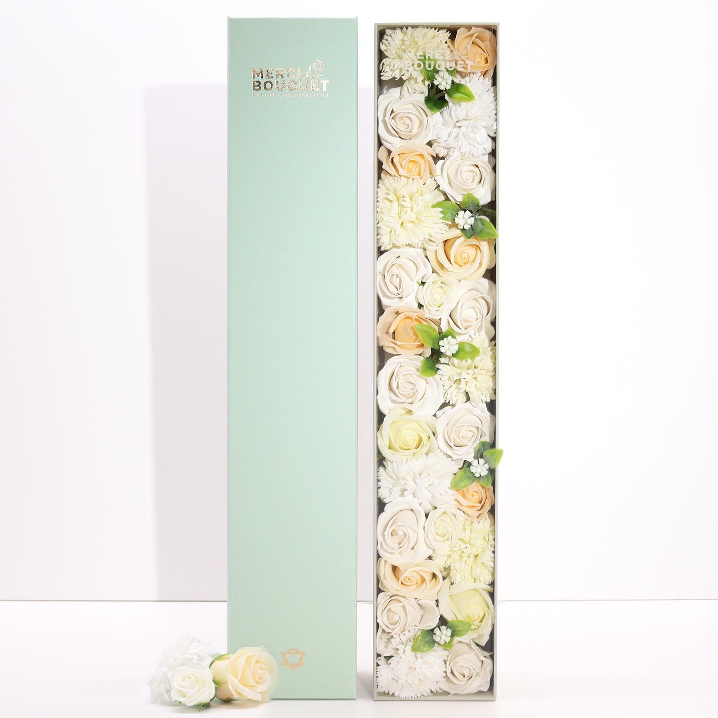 Extra Long Box - Wedding Blessings - White & Ivory Soap Bar | Vegan, Handmade in UK product image