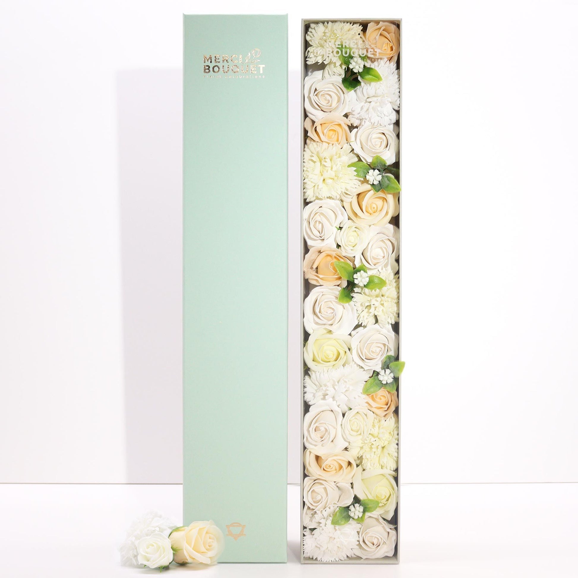 Extra Long Box - Wedding Blessings - White & Ivory Soap Bar | Vegan, Handmade in UK product image