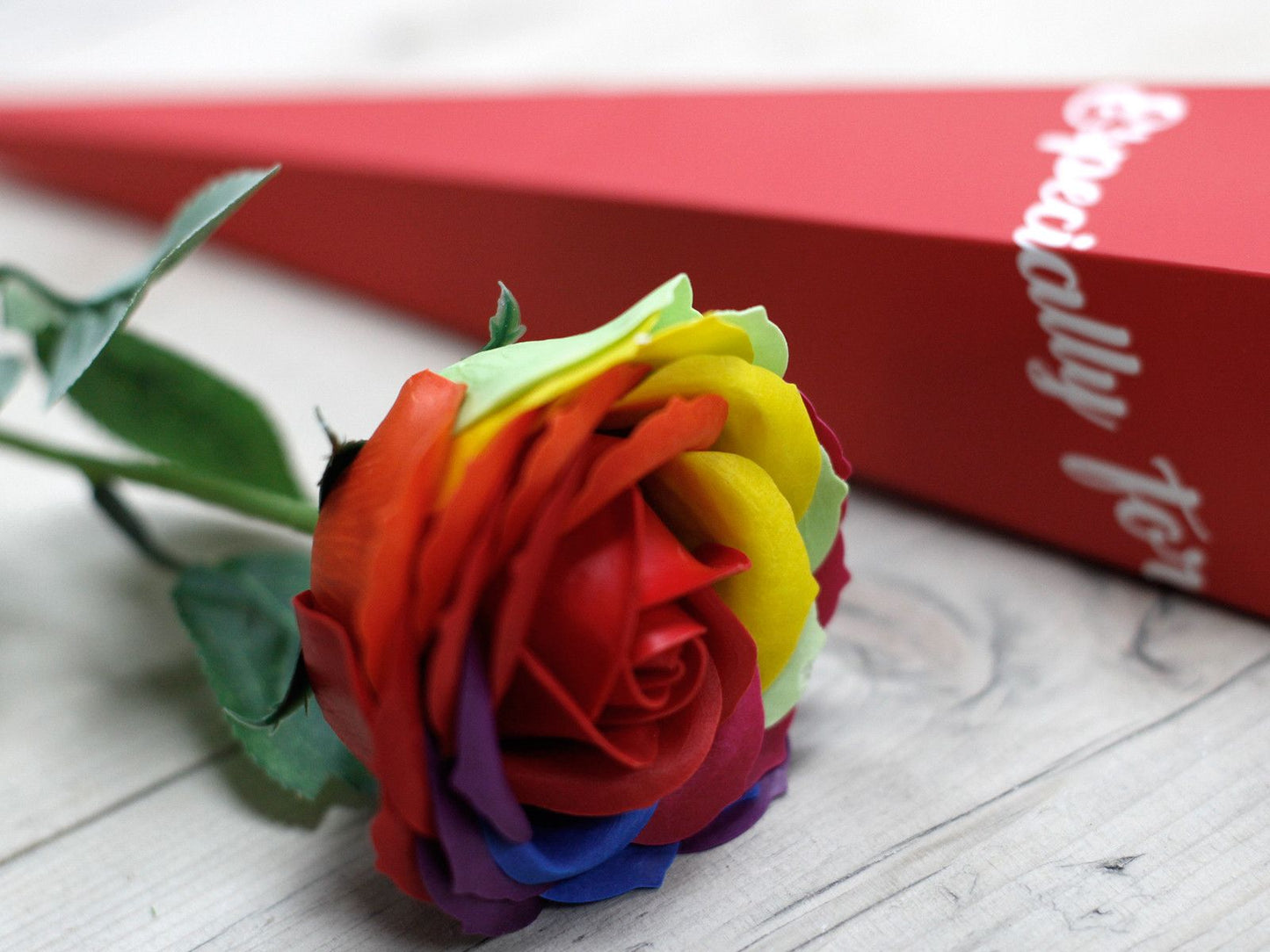 Luxury Flower - Rainbow Soap Bar | Vegan, Handmade in UK product image