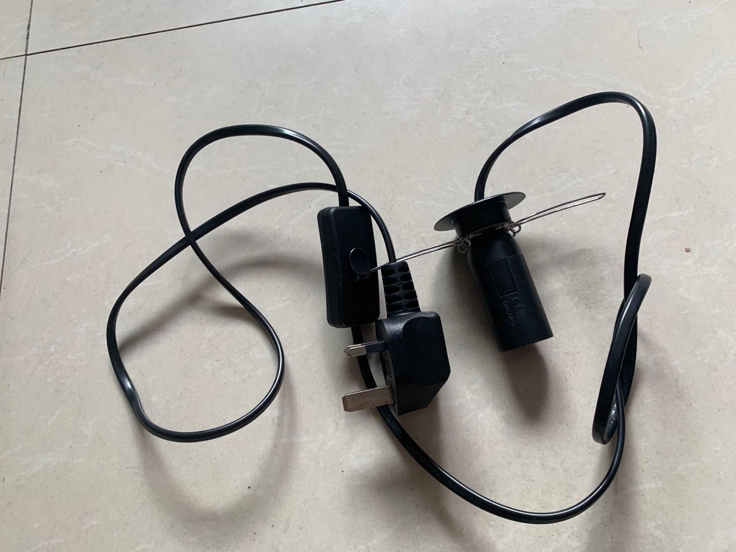 Salt Lamp Fittings - UK PLUG