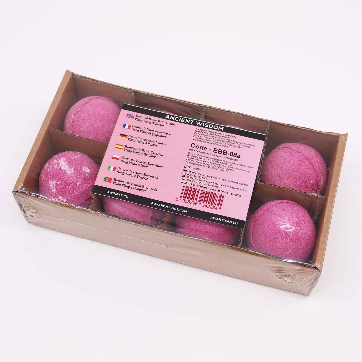 Essential Oil Bath Bomb | Essential Oil Bath Bomb - Ylang Ylang & Ginger dissolving in a warm bath