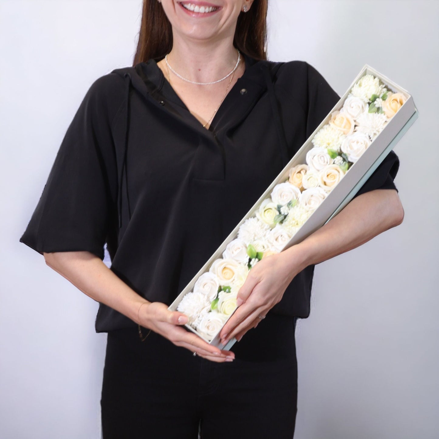 Extra Long Box - Wedding Blessings - White & Ivory Soap Bar | Vegan, Handmade in UK product image