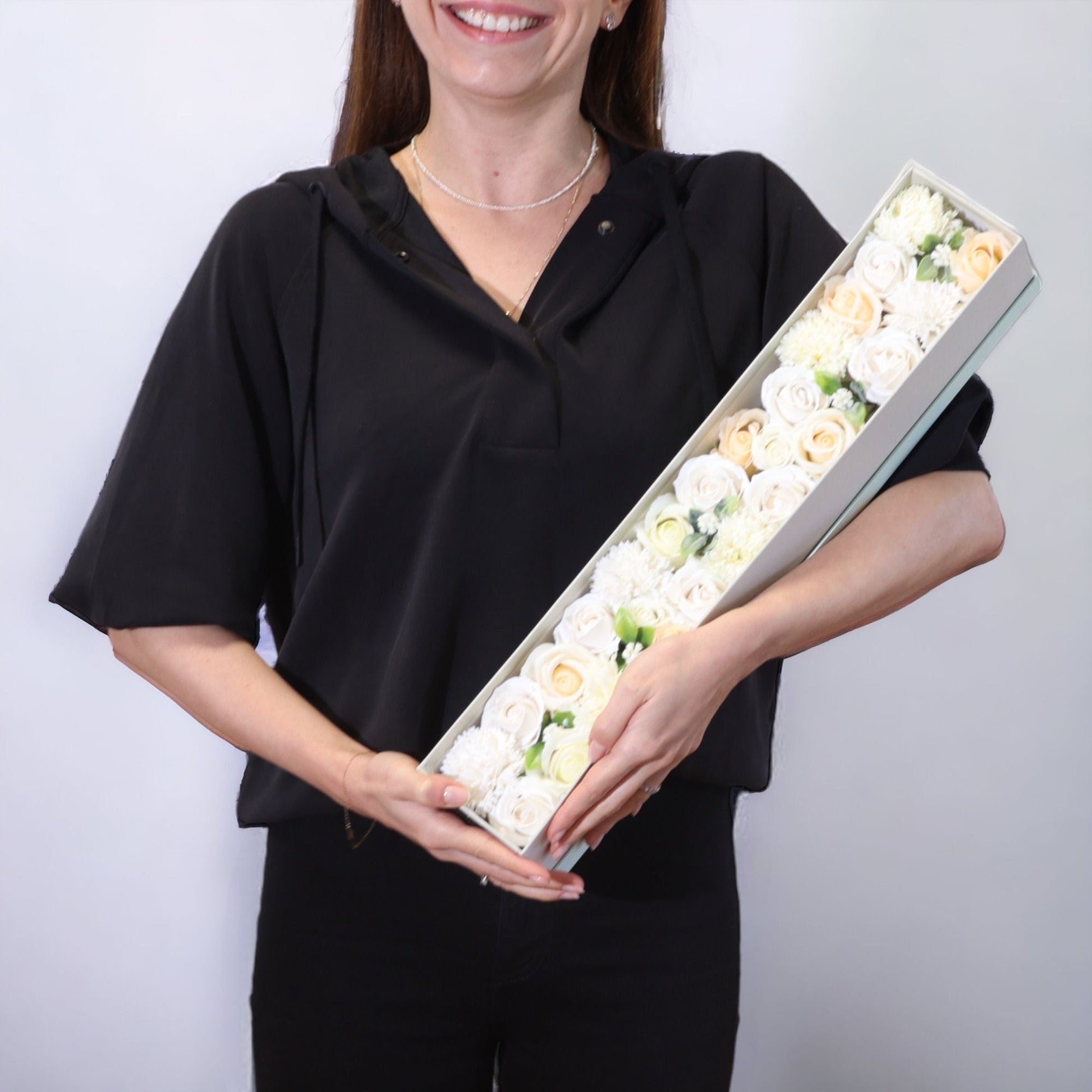 Extra Long Box - Wedding Blessings - White & Ivory Soap Bar | Vegan, Handmade in UK product image