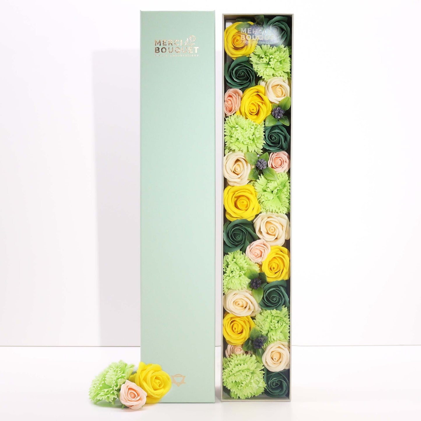Extra Long Box - Spring Celibrations - Yellow & Greens Soap Bar | Vegan, Handmade in UK product image