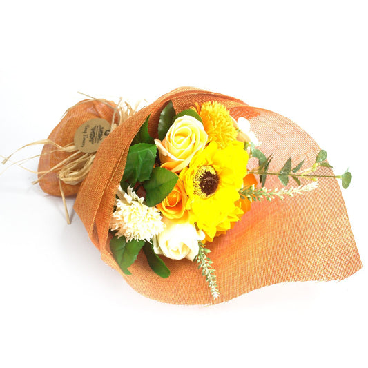 Orange Standing Flower Bouquet - Special Soap Bar | Vegan, Handmade in UK product image