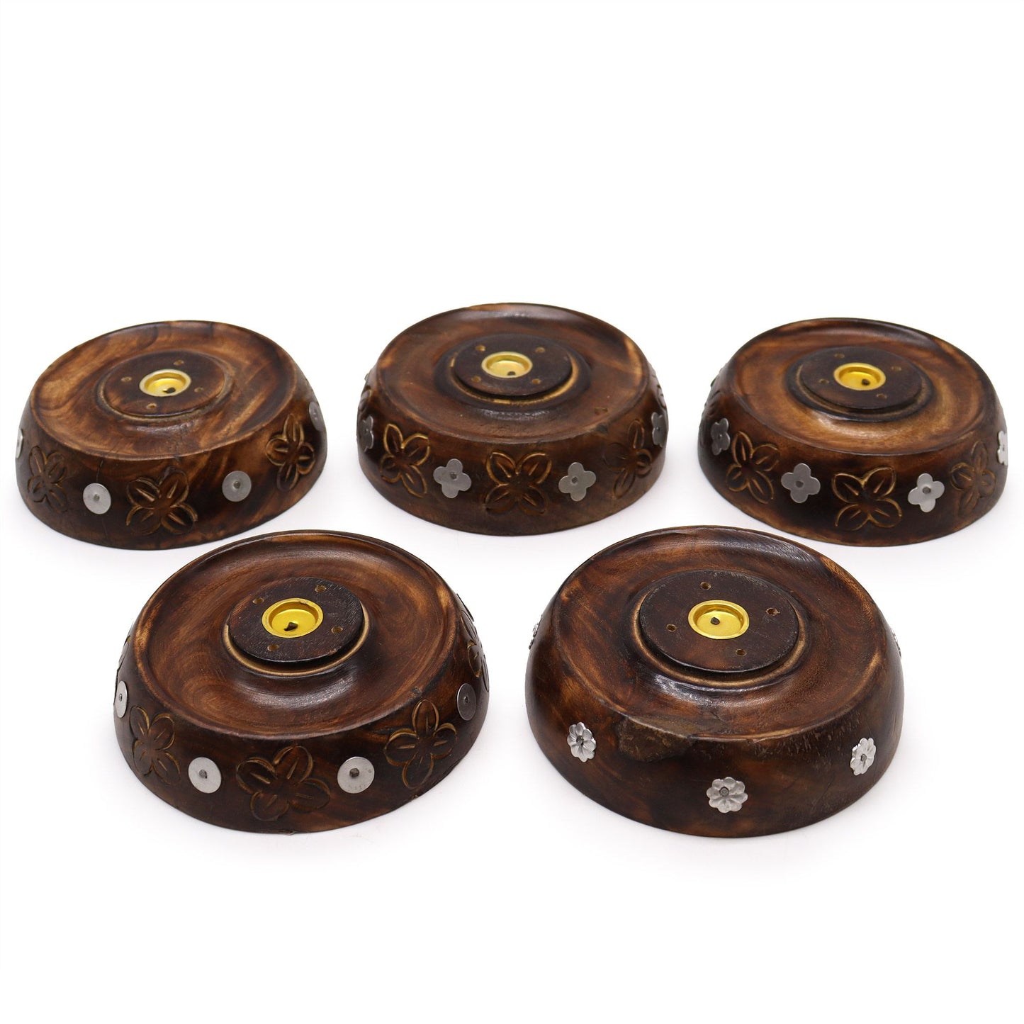 Mango Wood Incense Holder – Ash Catcher | Mango Wood, Ash Catcher, Heat-Safe