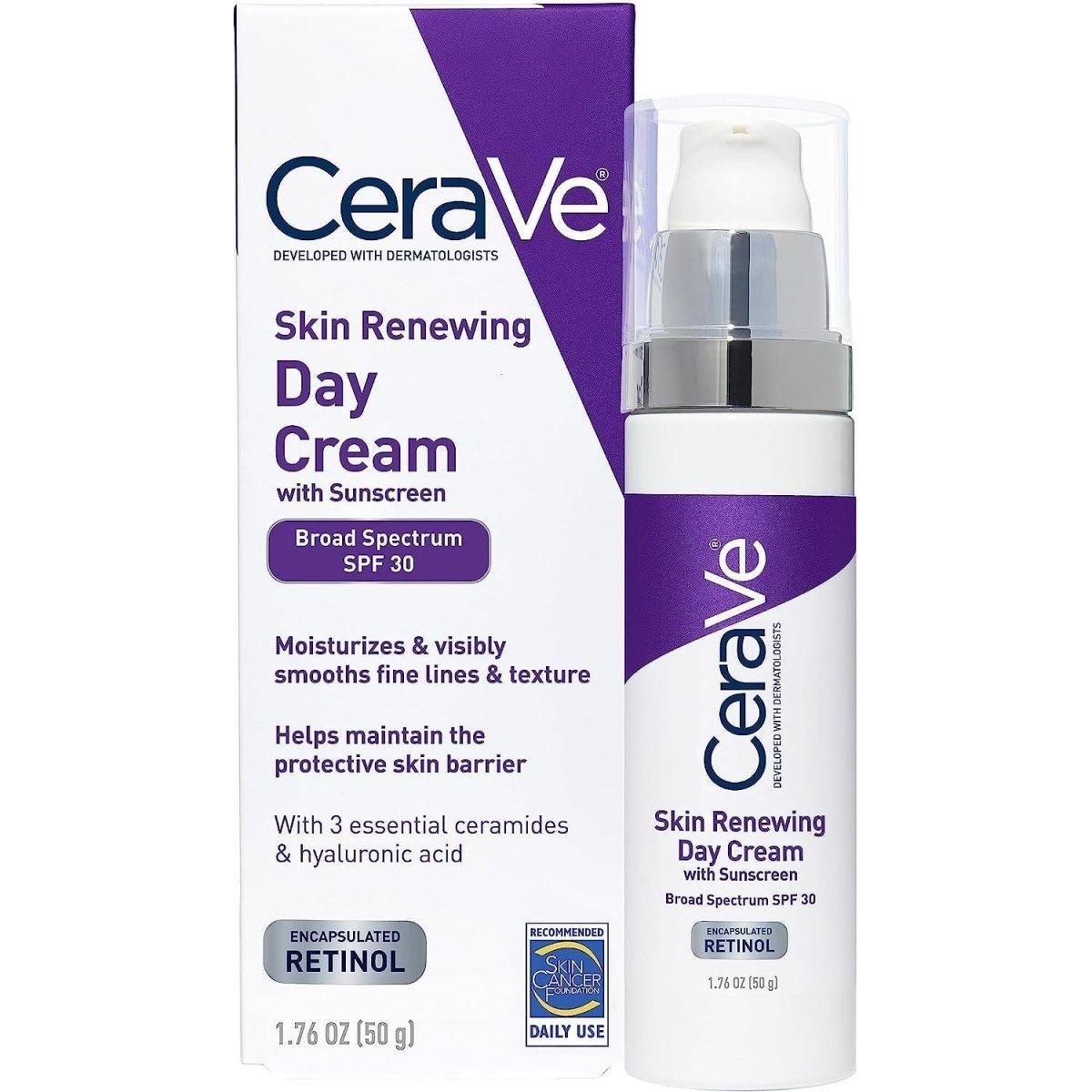 CeraVe Skin Renewing Cream retinol 50ml packaging