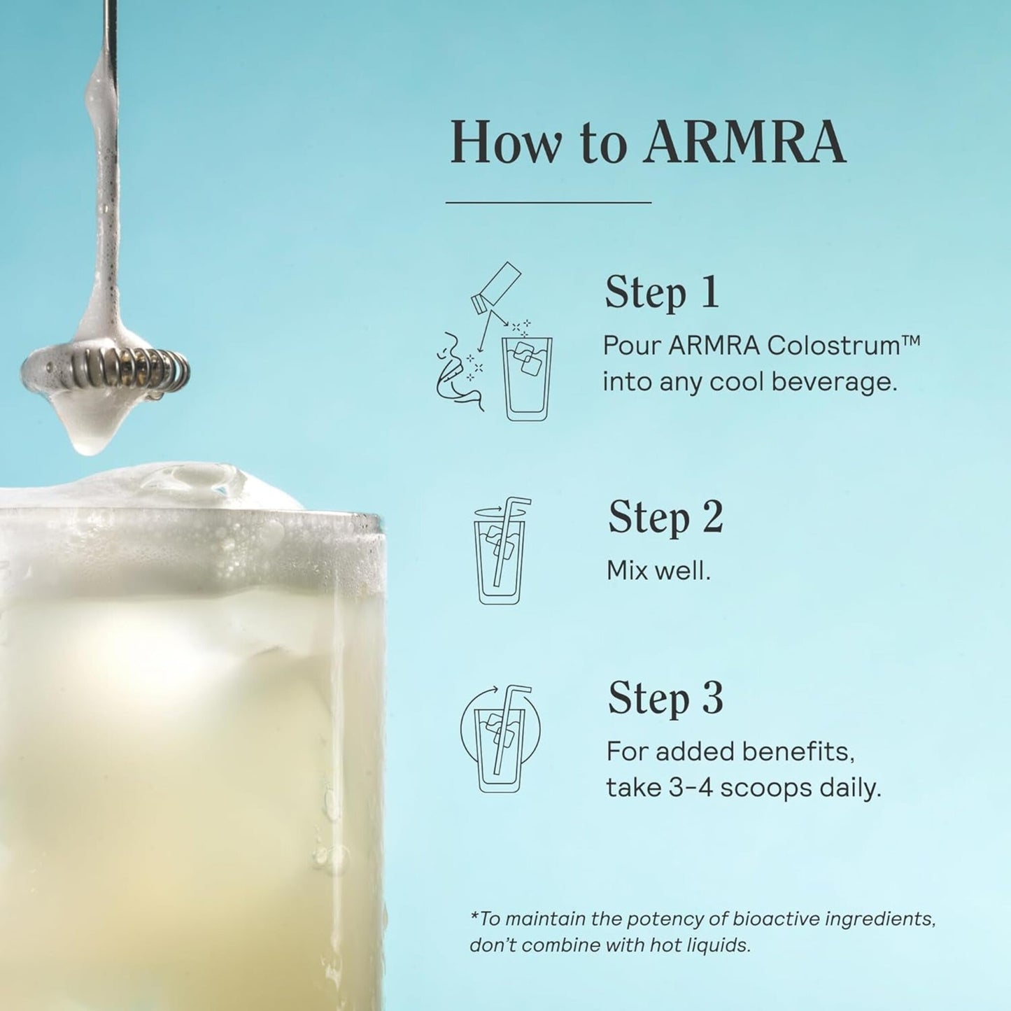 ARMRA Colostrum™ Premium Powder – 60 Servings | Gut Health, Immunity, Skin & Hair Support | 400+ Bioactive Nutrients | Grass-Fed, Potent, Keto-Friendly & Additive-Free