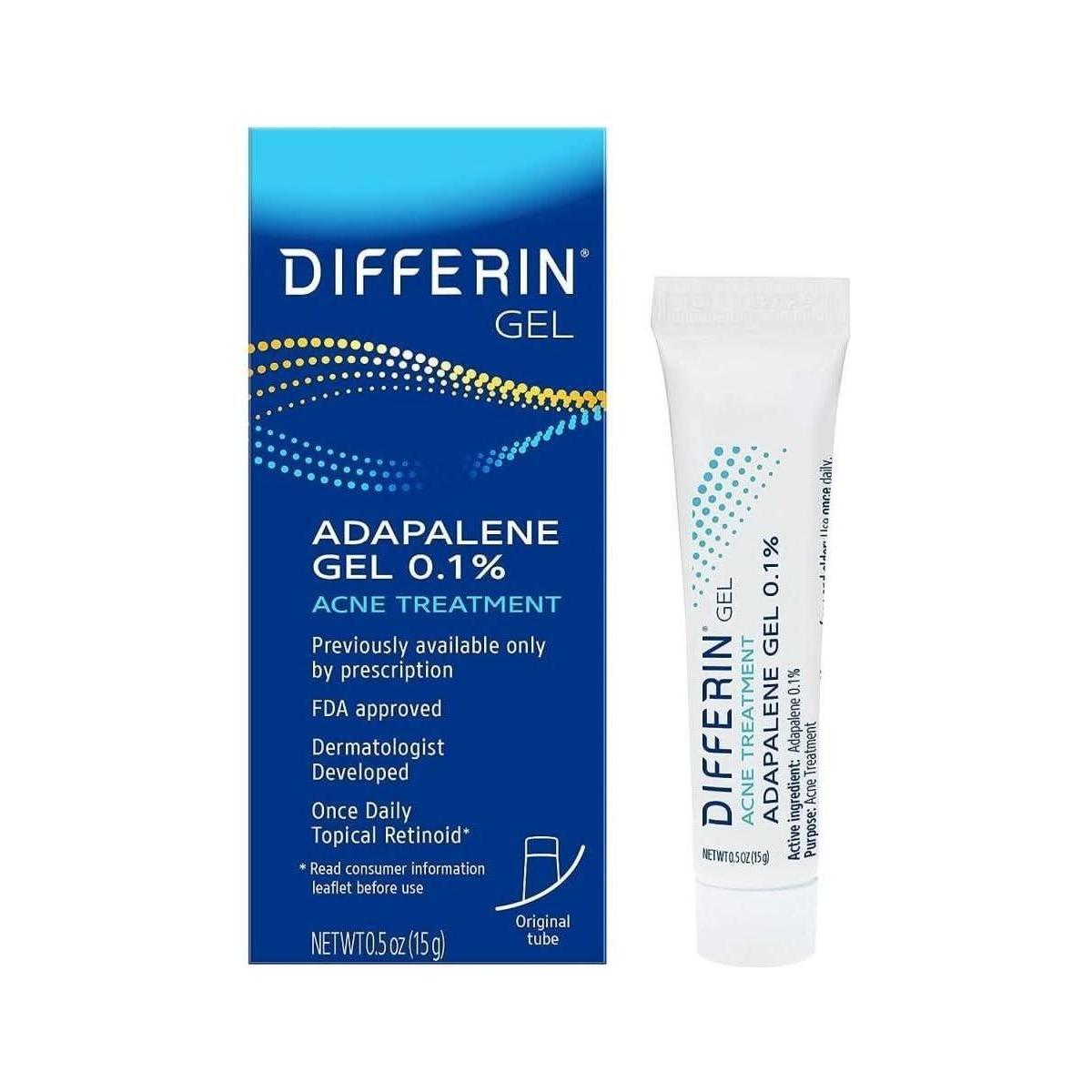 Differin Adapalene Gel Gel 15g acne treatment