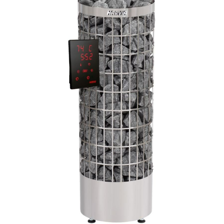 Harvia Cilindro Black Steel Pillar Sauna Heater (Electric)
