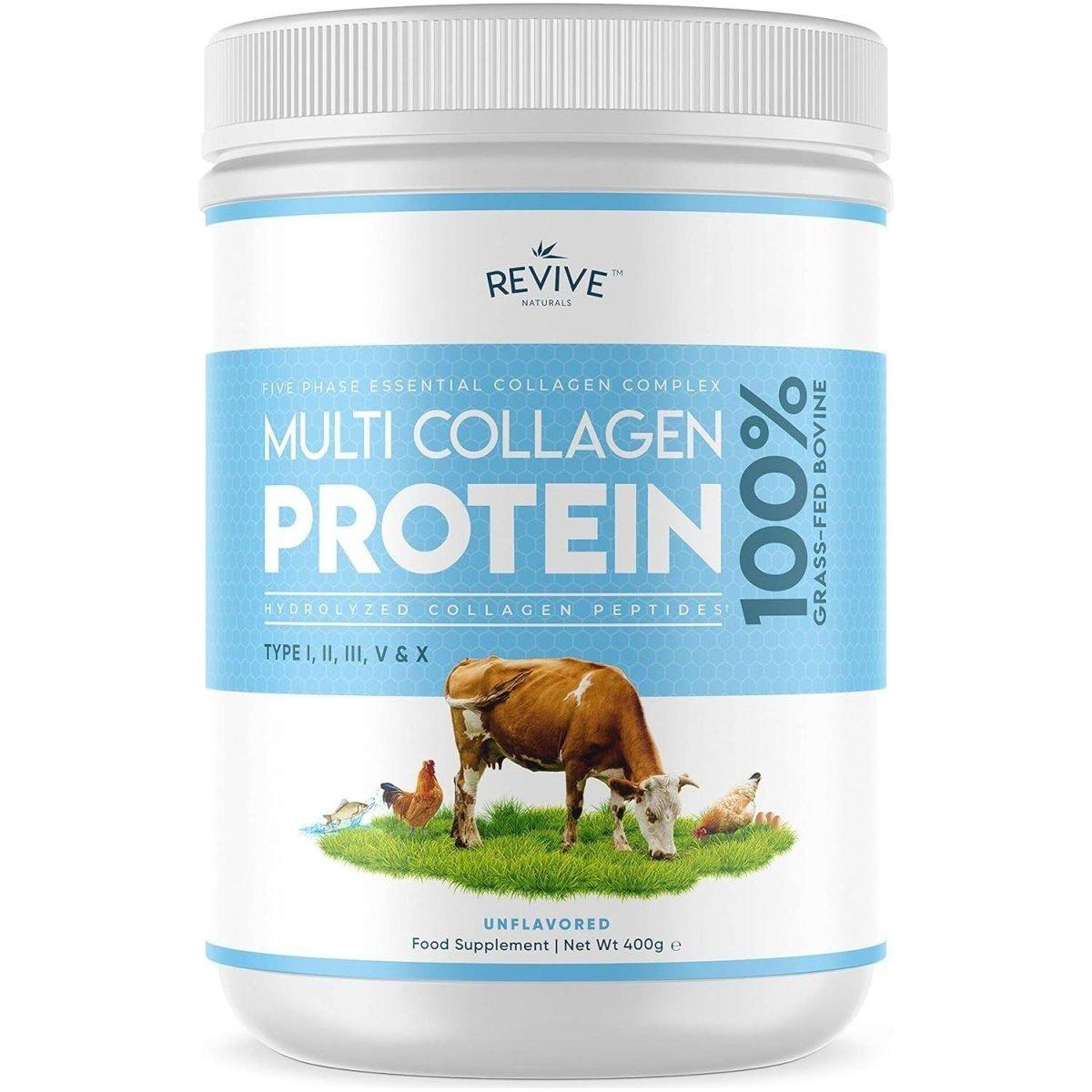 Revive Multi Collagen 400g powder container