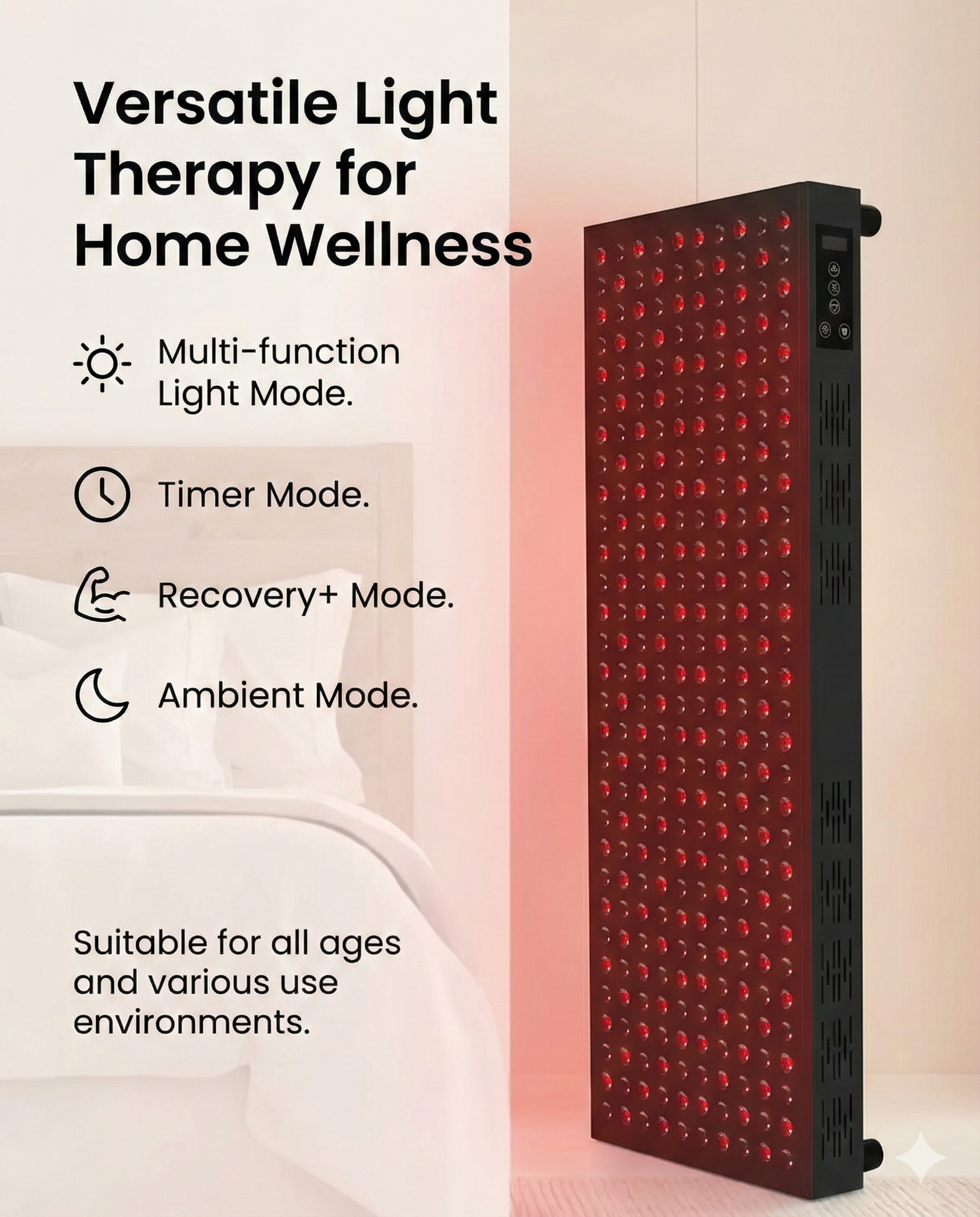 E1500 Pro Max | Full Body Red Light Therapy Panel (1500W)