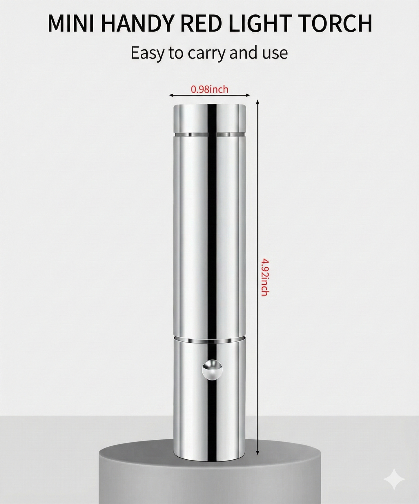 Lumina Pro-Torch 3.0 | Heavy Duty Light Therapy (Stainless Steel)