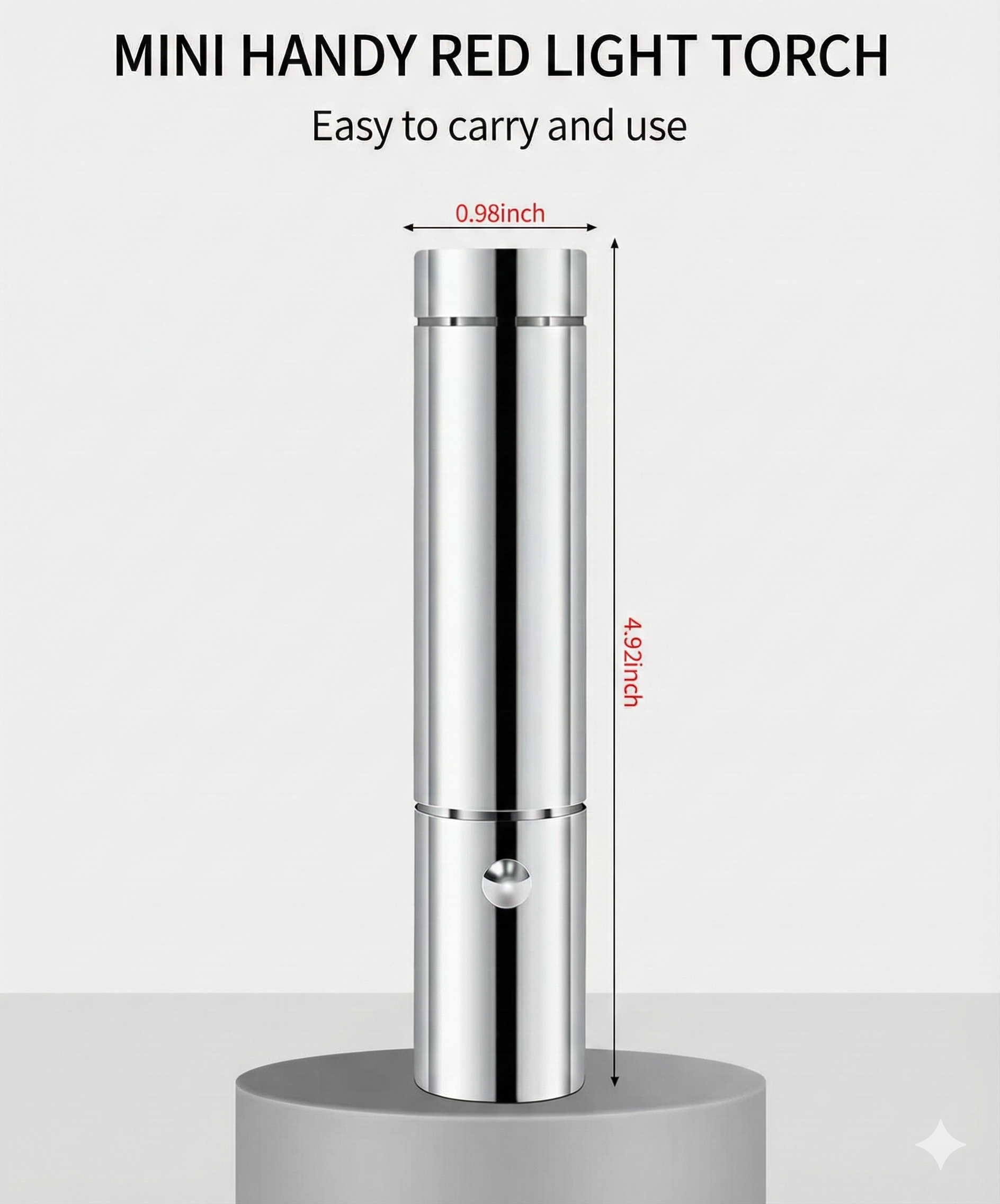 Lumina Pro-Torch 3.0 | Heavy Duty Light Therapy (Stainless Steel)