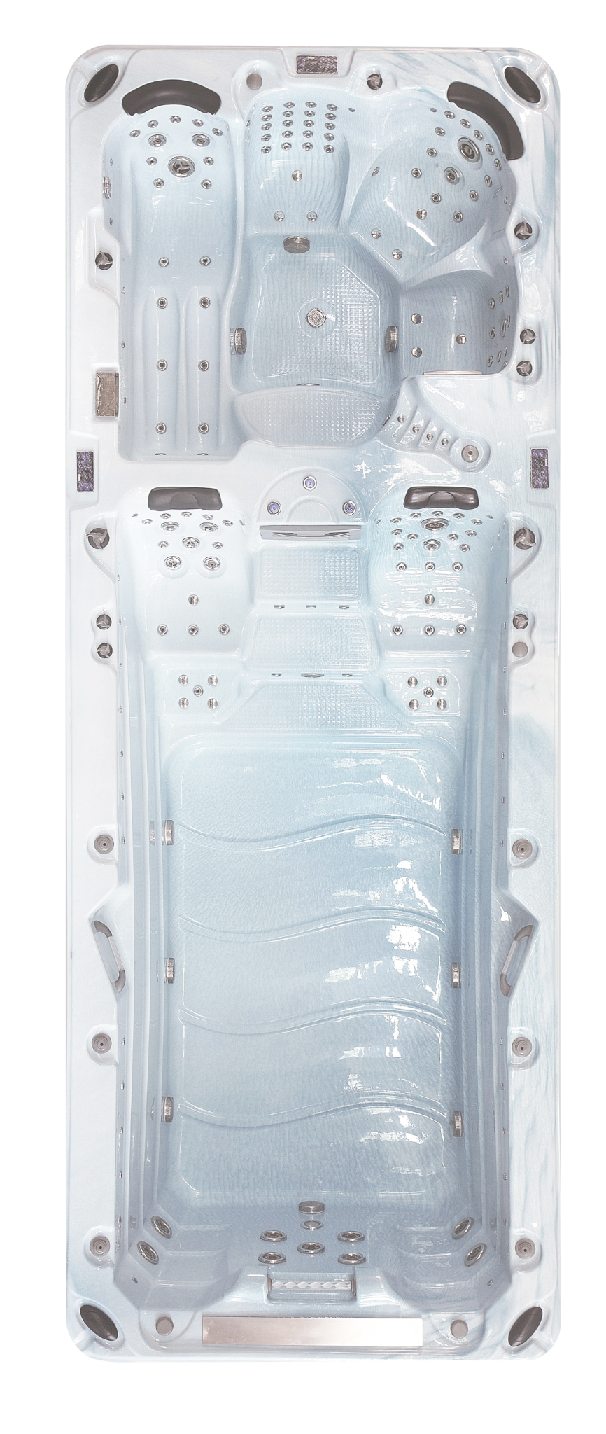 WithinWellness Titan Swim | 6-Person Premium Dual-Zone Swim Spa