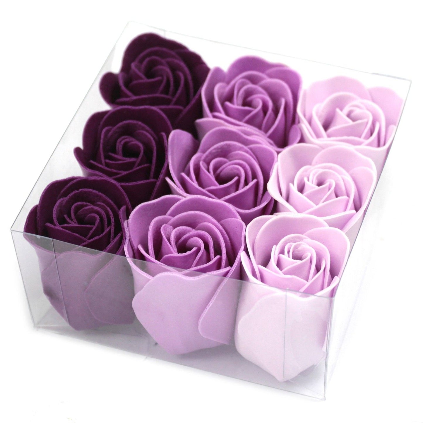 Set of 9 Soap Flower - Lavender Roses product image