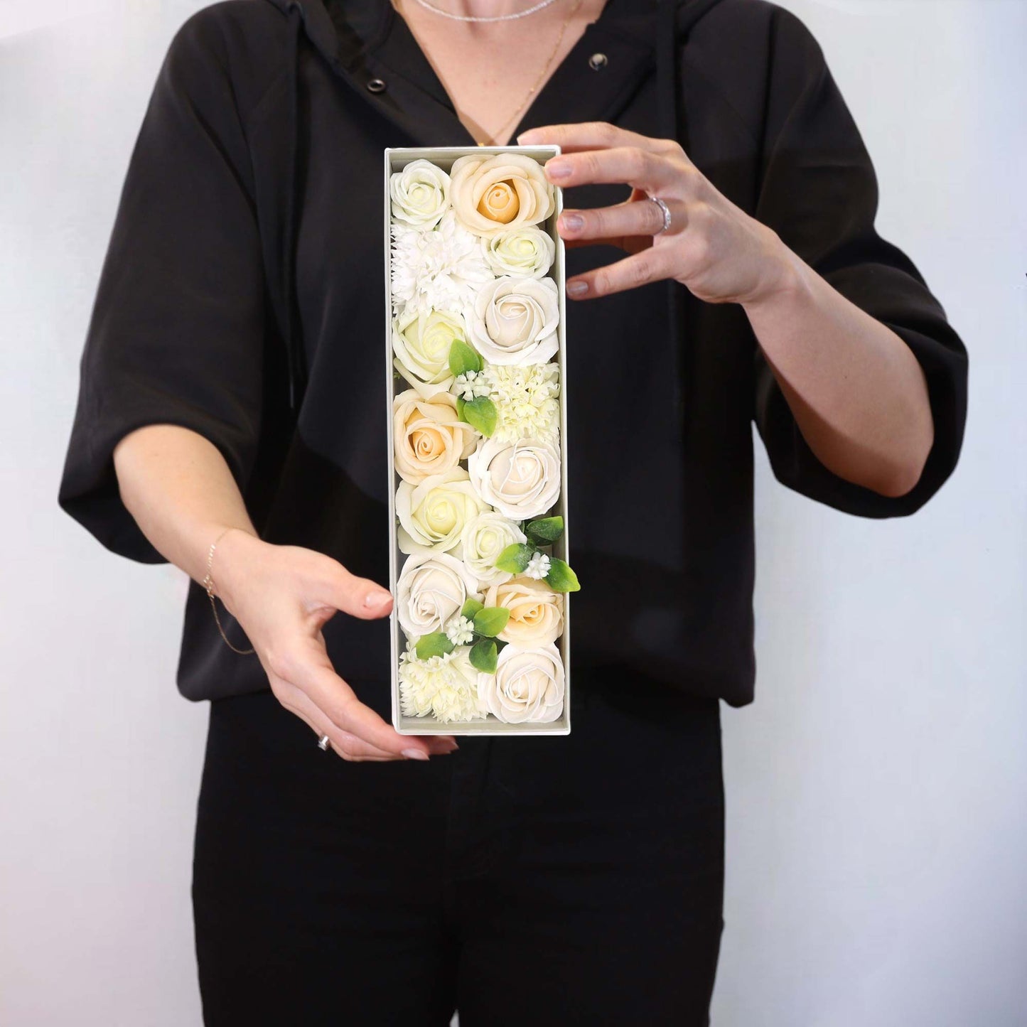 Long Box - Wedding Blessings - White & Ivory Soap Bar | Vegan, Handmade in UK product image