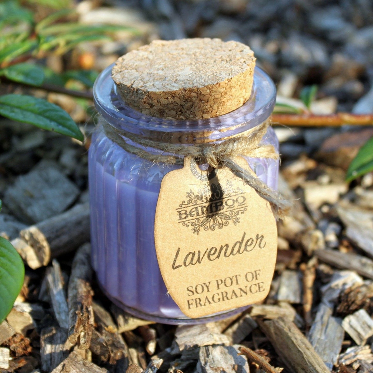 Lavender soy wax candle