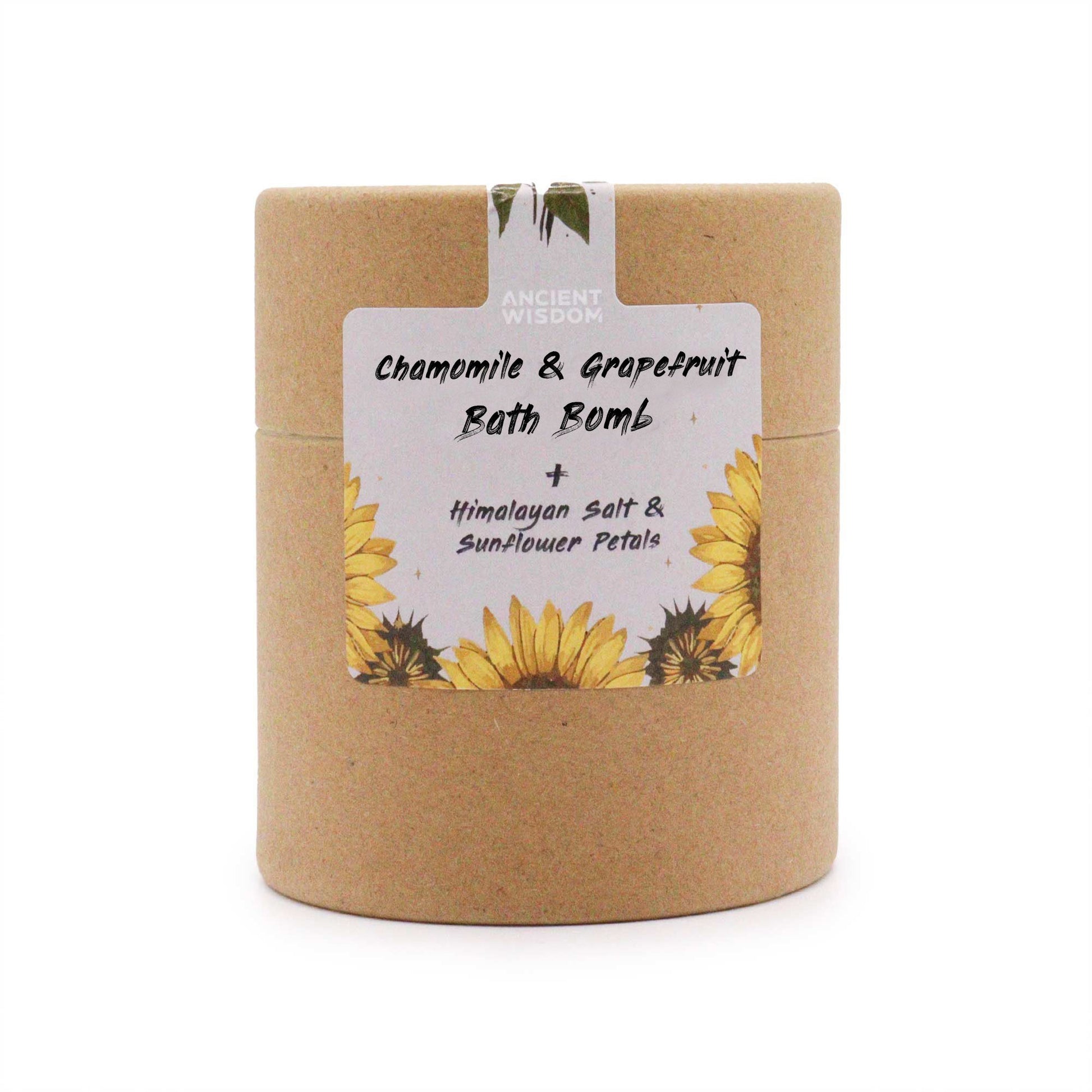 Essential Oil Bath Bomb | Sunflower Serenity dissolving in a warm bath