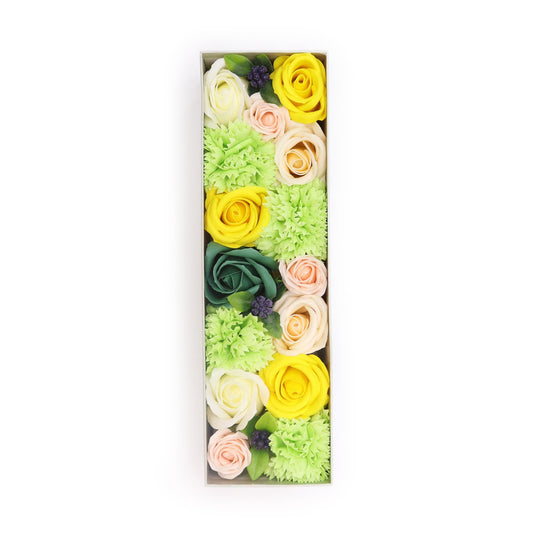 Long Box - Spring Celibrations - Yellow & Greens Soap Bar | Vegan, Handmade in UK product image