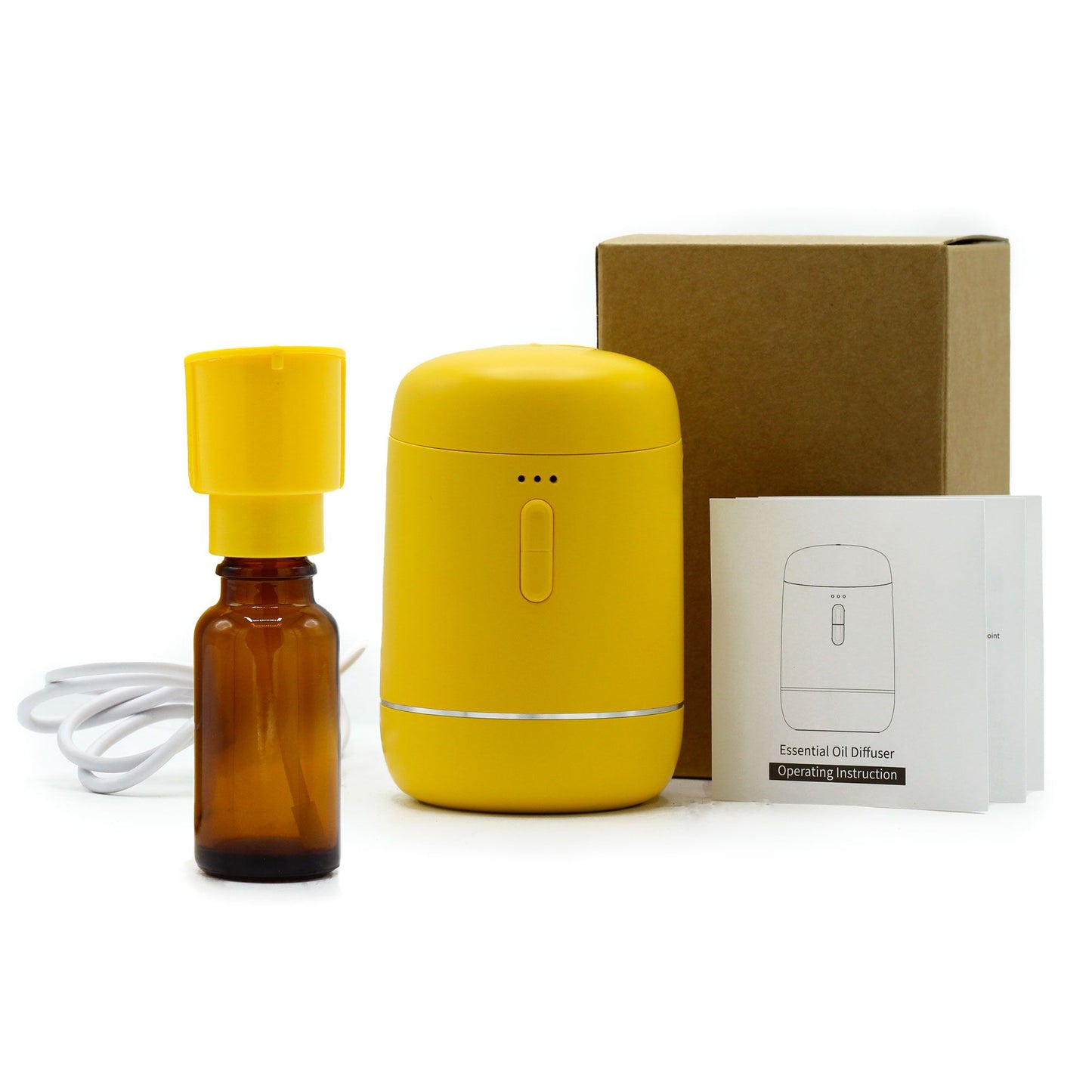 Ultrasonic Aroma Diffuser | Essential Oil Diffuser Yellow - USB to C – USB‑C