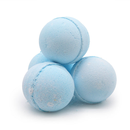 Essential Oil Bath Bomb | Essential Oil Bath Bomb - Lavender & Marjoram dissolving in a warm bath