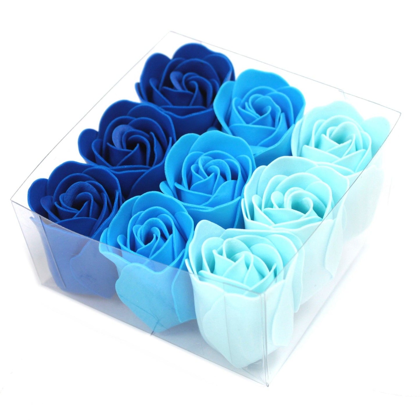 Set of 9 Flowers - Blue Wedding Roses Soap Bar | Vegan, Handmade in UK product image