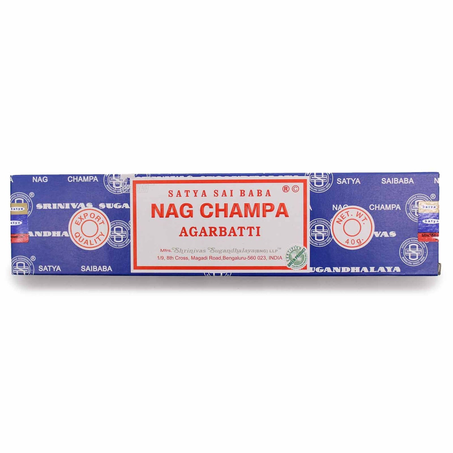 Nag Champa Incense Sticks | Low-Smoke, Long Burn – low smoke, even burn