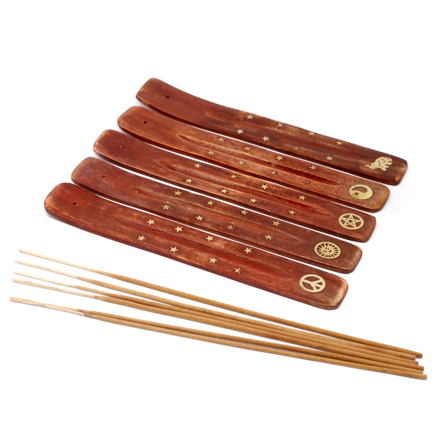 Mango Wood Incense Holder – Ash Catcher | Mango Wood, Ash Catcher, Heat-Safe