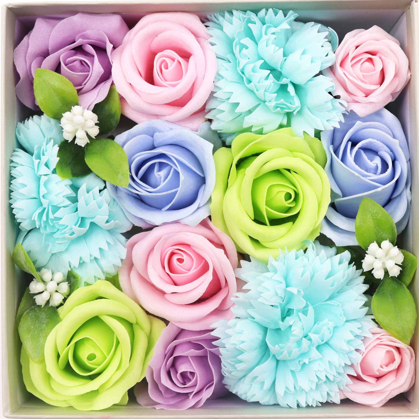 Square Box - Baby Blessings - Blues Soap Bar | Vegan, Handmade in UK product image
