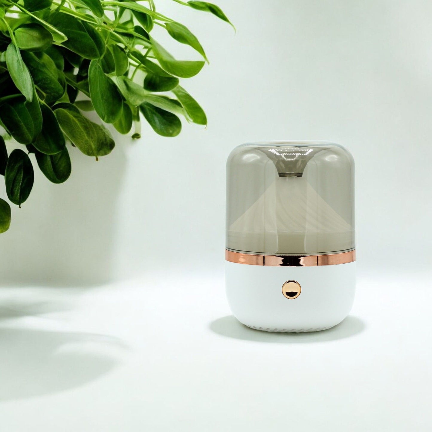 Ultrasonic Aroma Diffuser | Urban Aroma Diffuser White & Bronze- USB - Colour Change – USB, Colour‑Change Light