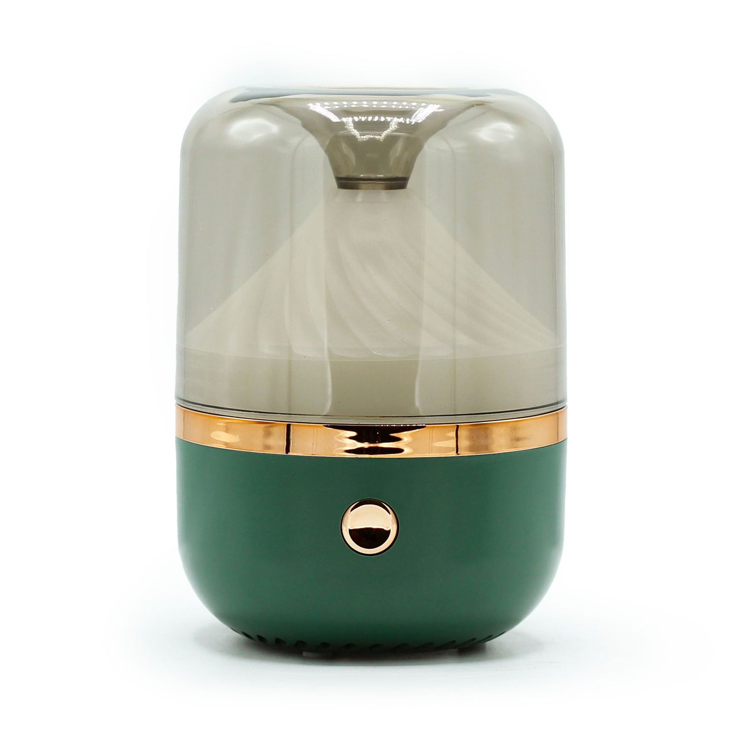 Ultrasonic Aroma Diffuser | Urban Aroma Diffuser Green & Bronze - USB - Colour Change – USB, Colour‑Change Light on bedside table with essential oils