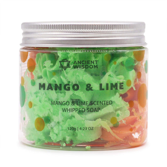 Mango & Lime Whipped Soap 120g | Creamy, Gentle Clean product image