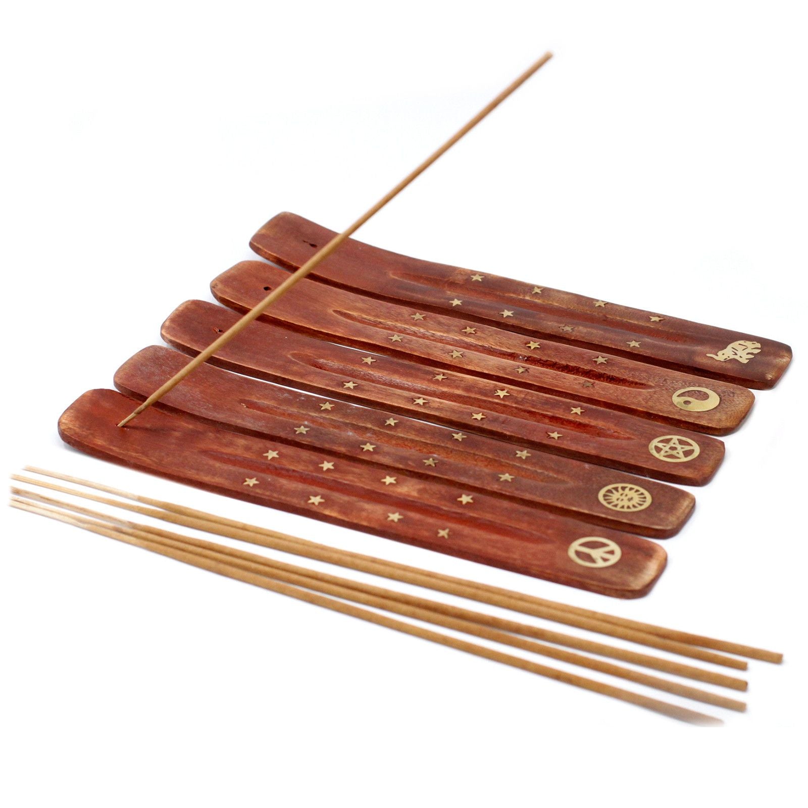 Mango Wood Incense Holder – Ash Catcher | Mango Wood, Ash Catcher, Heat-Safe