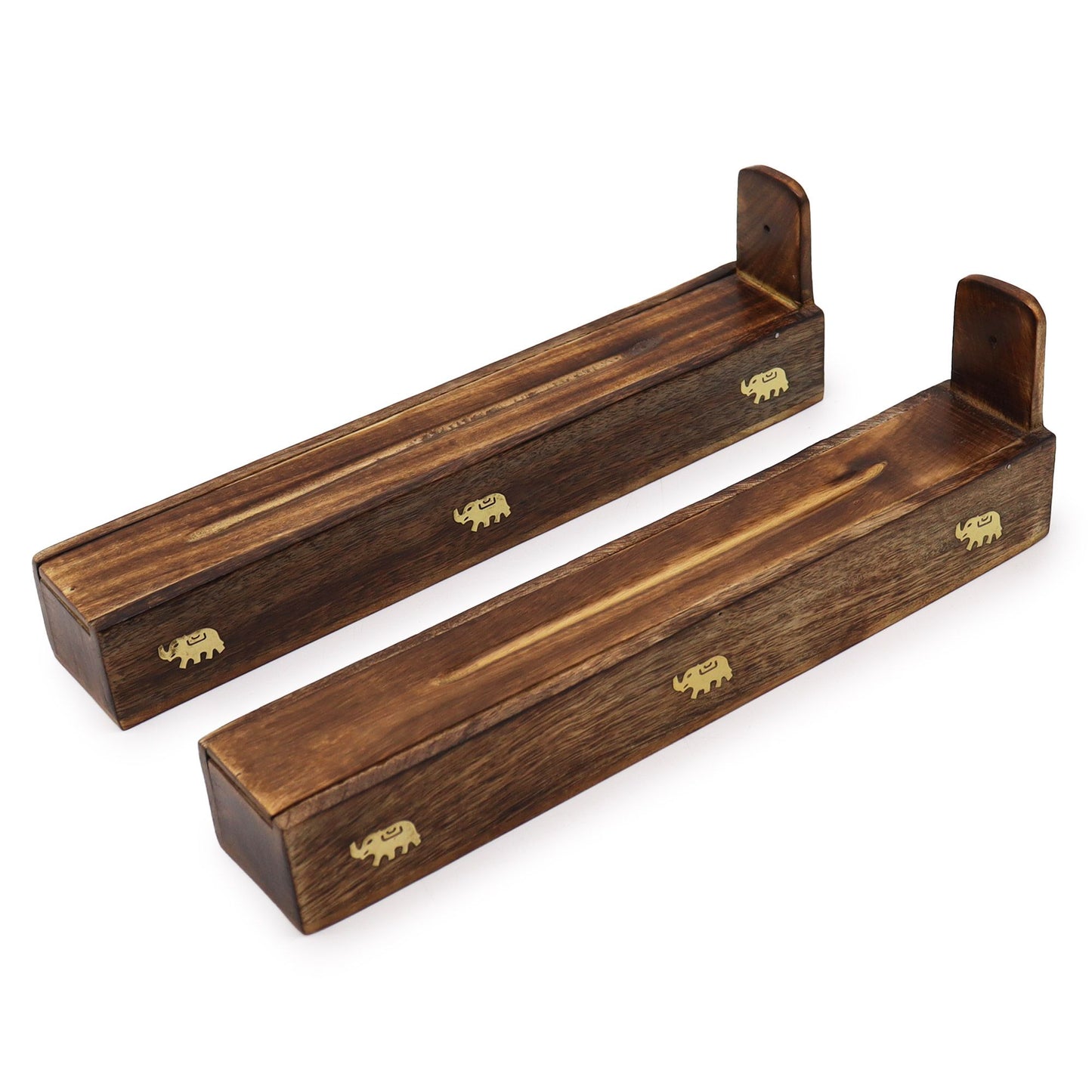 Mango Wood Incense Holder – Box | Mango Wood, Ash Catcher, Heat-Safe