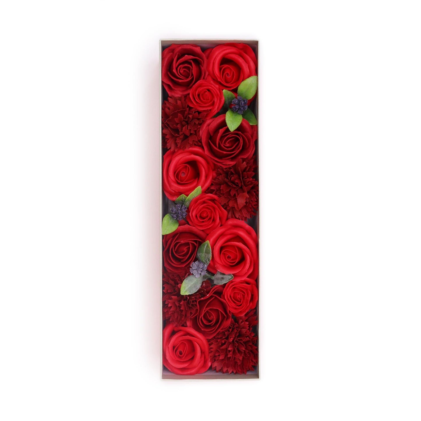 Long Box - Classic Red Roses Soap Bar | Vegan, Handmade in UK product image