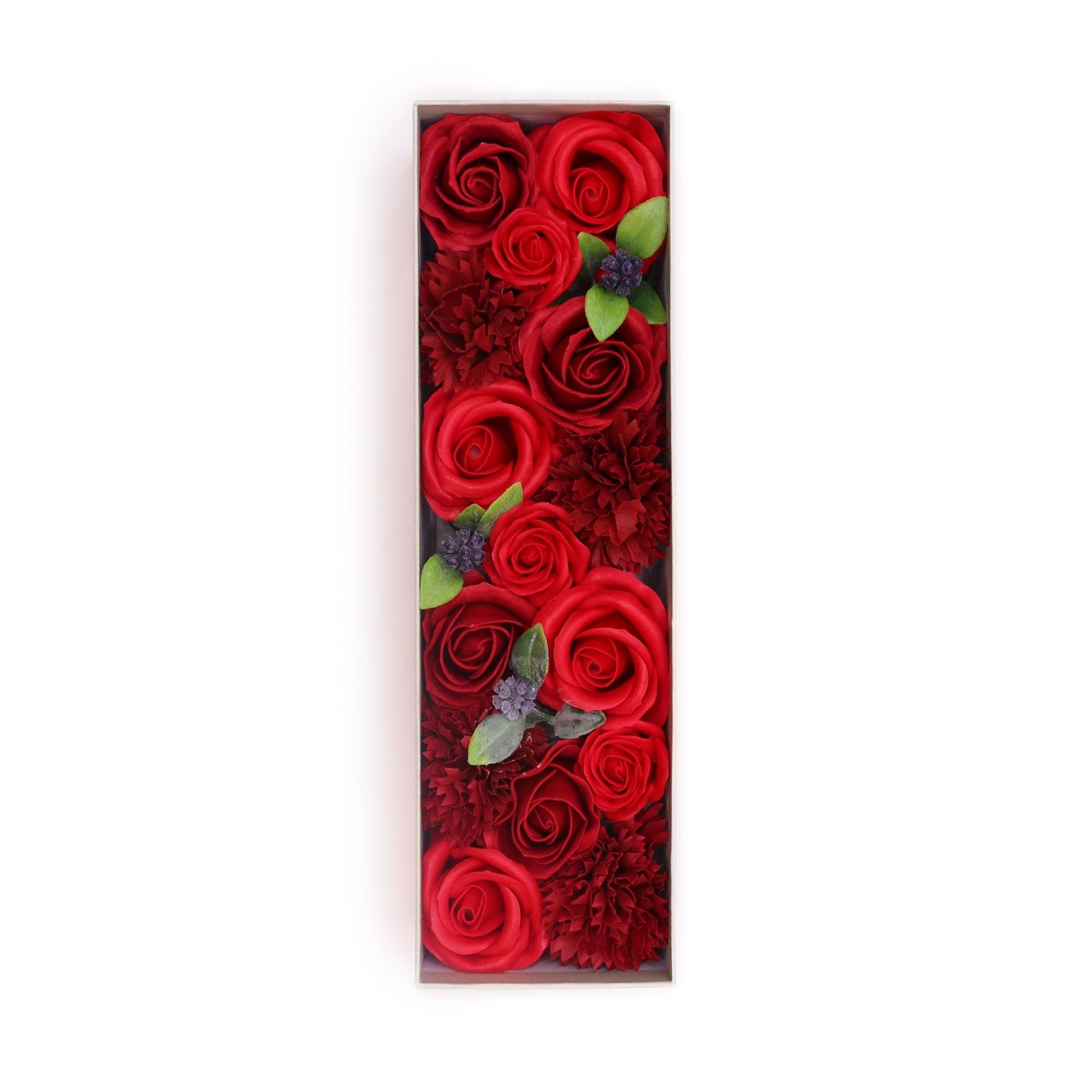 Long Box - Classic Red Roses Soap Bar | Vegan, Handmade in UK product image