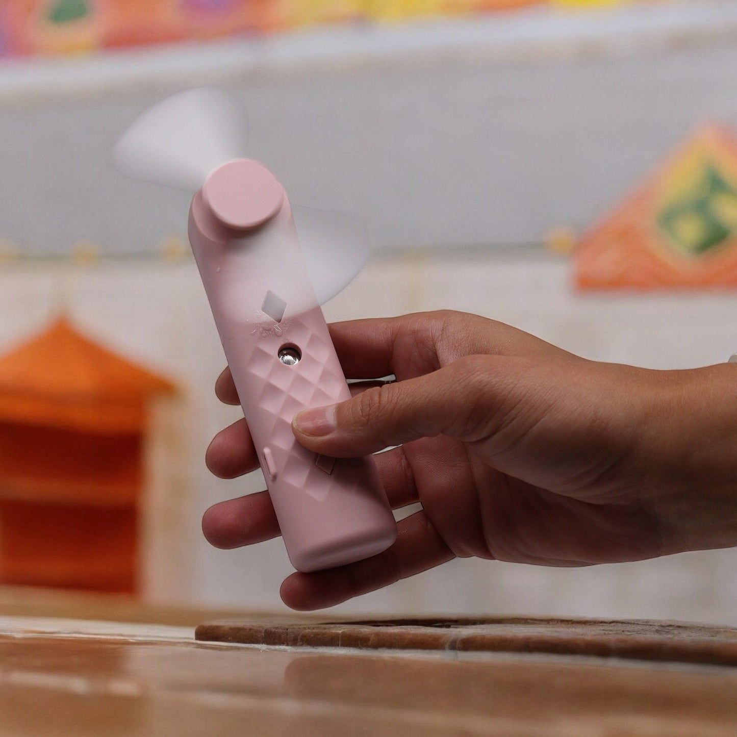 Ultrasonic Aroma Diffuser | Pink Nano Mist Face Fan & Spray - USB chargable – USB