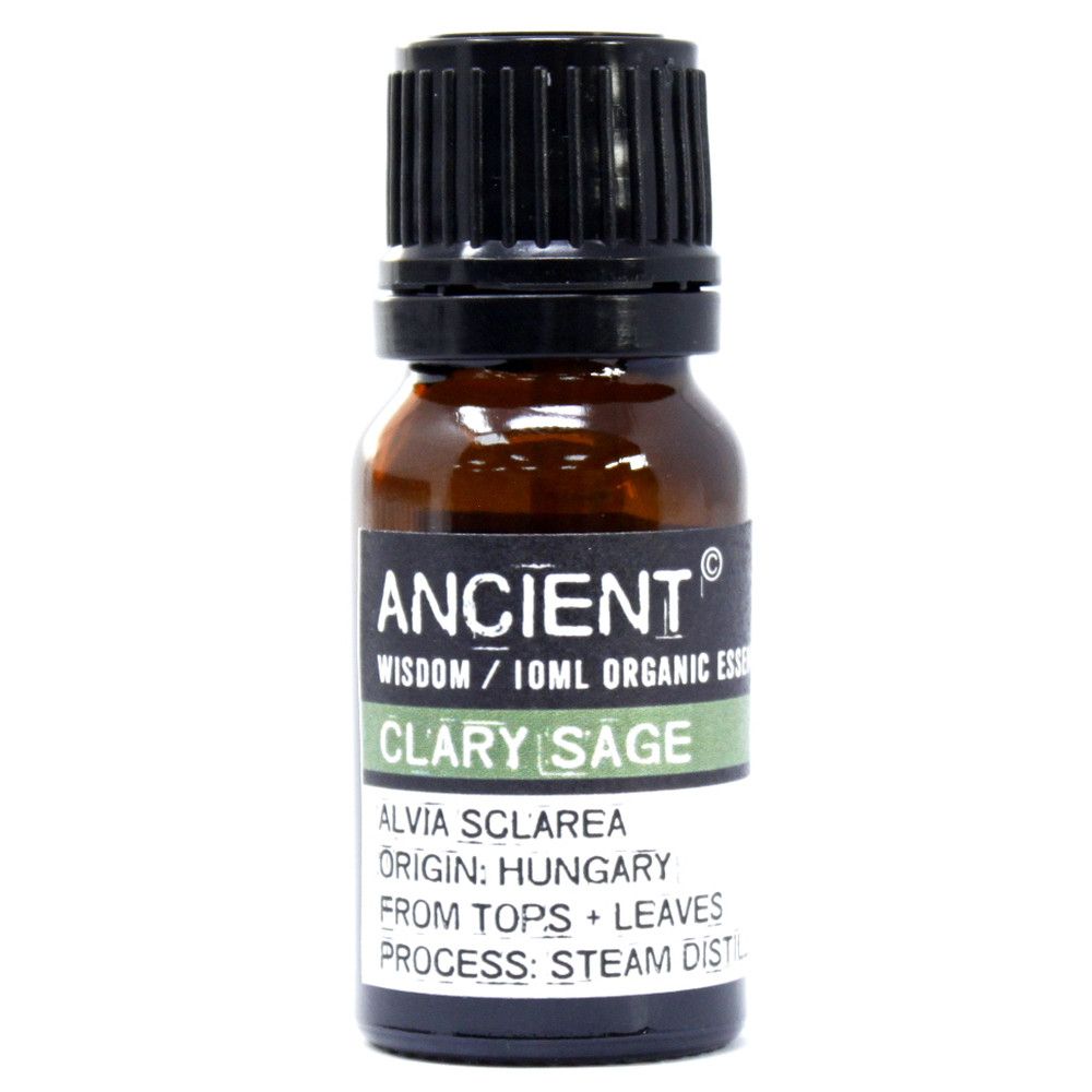 Clary Sage organic essential oil 10ml bottle