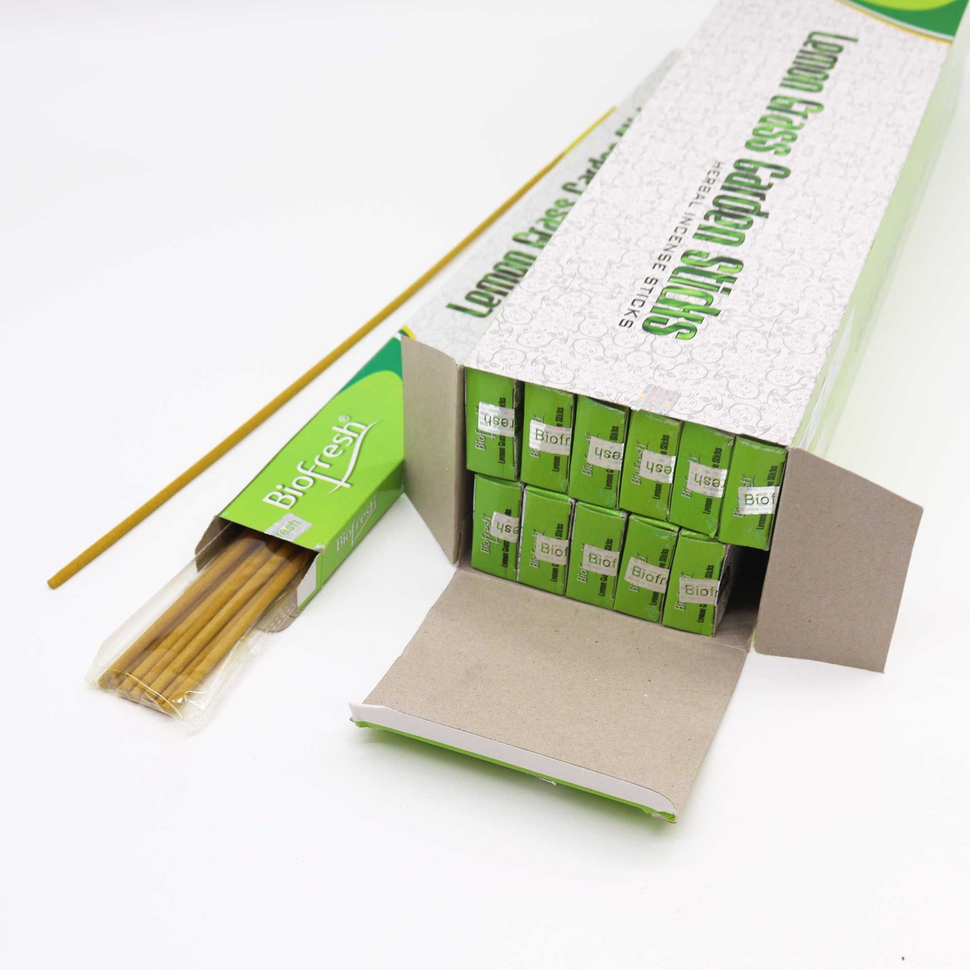 Lemongrass Incense Sticks | Low-Smoke, Long Burn – low smoke, even burn