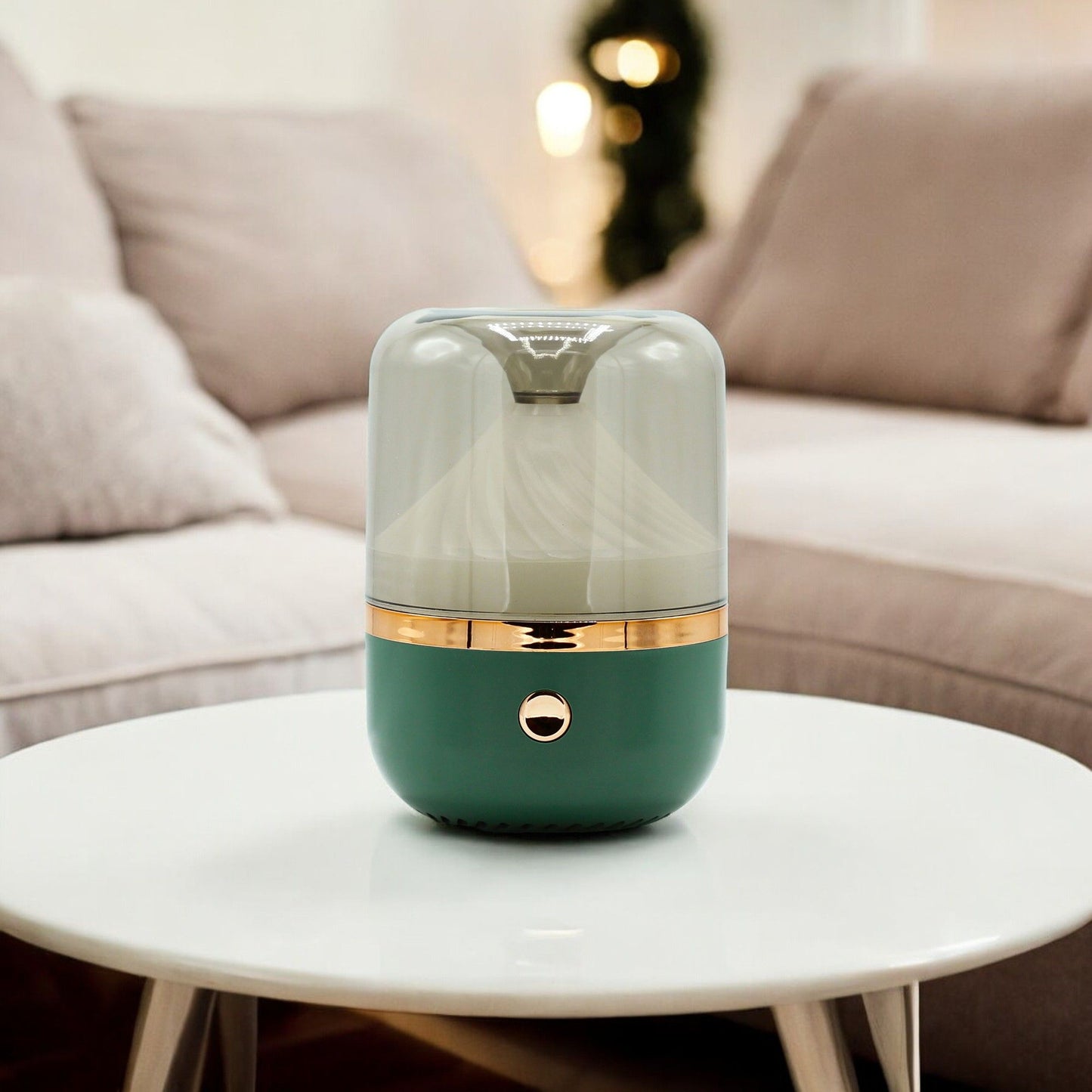 Ultrasonic Aroma Diffuser | Urban Aroma Diffuser Green & Bronze - USB - Colour Change – USB, Colour‑Change Light