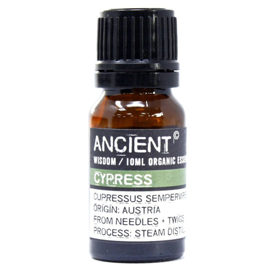 Cypress organic essential oil 10ml bottle