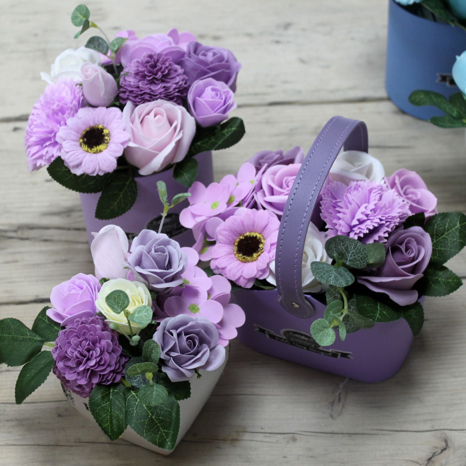Bouquet Petite Gift Pot - Soft Lavender Soap Bar | Vegan, Handmade in UK product image