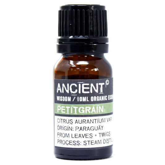 Petitgrain organic essential oil 10ml bottle