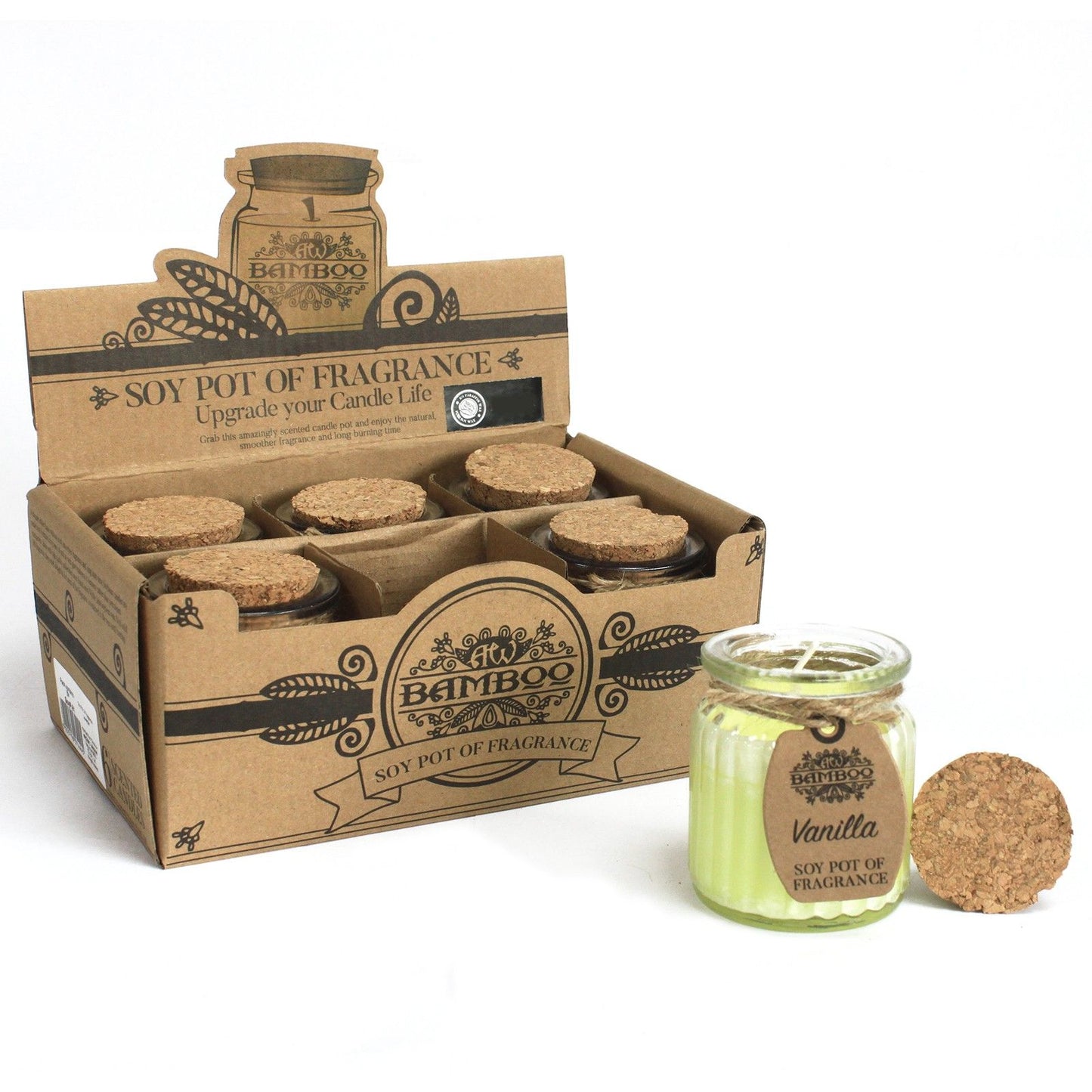 Vanilla Soy Wax Candle | Soy Wax – Clean Burn – clean, low‑soot burn