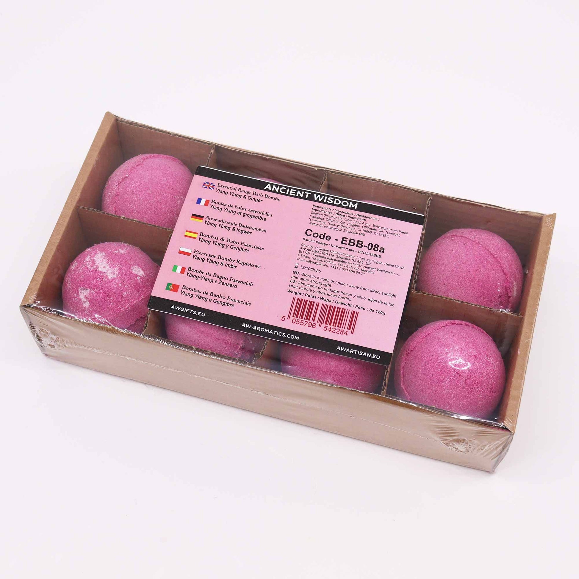 Essential Oil Bath Bomb | Essential Oil Bath Bomb - Ylang Ylang & Ginger dissolving in a warm bath