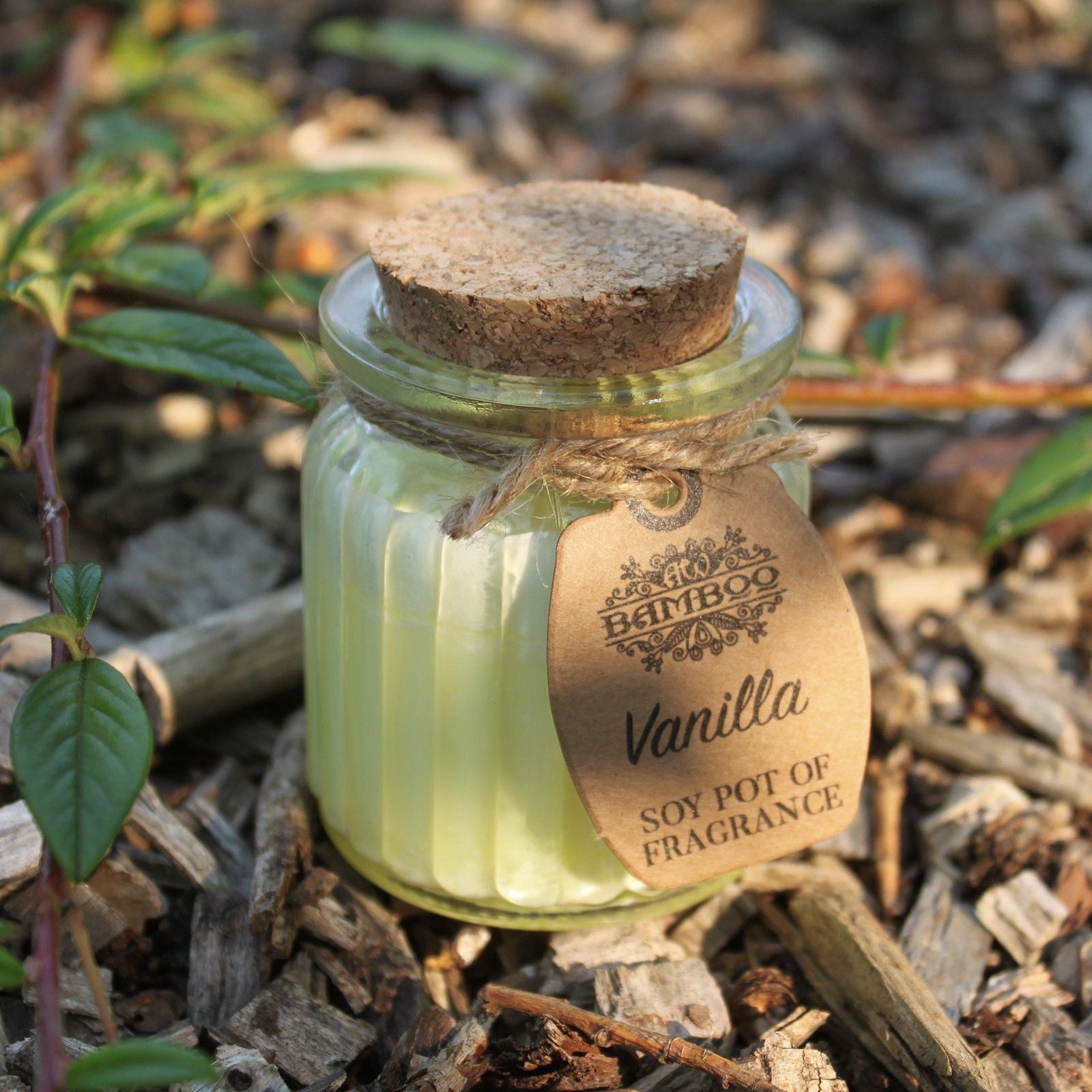 Vanilla soy wax candle